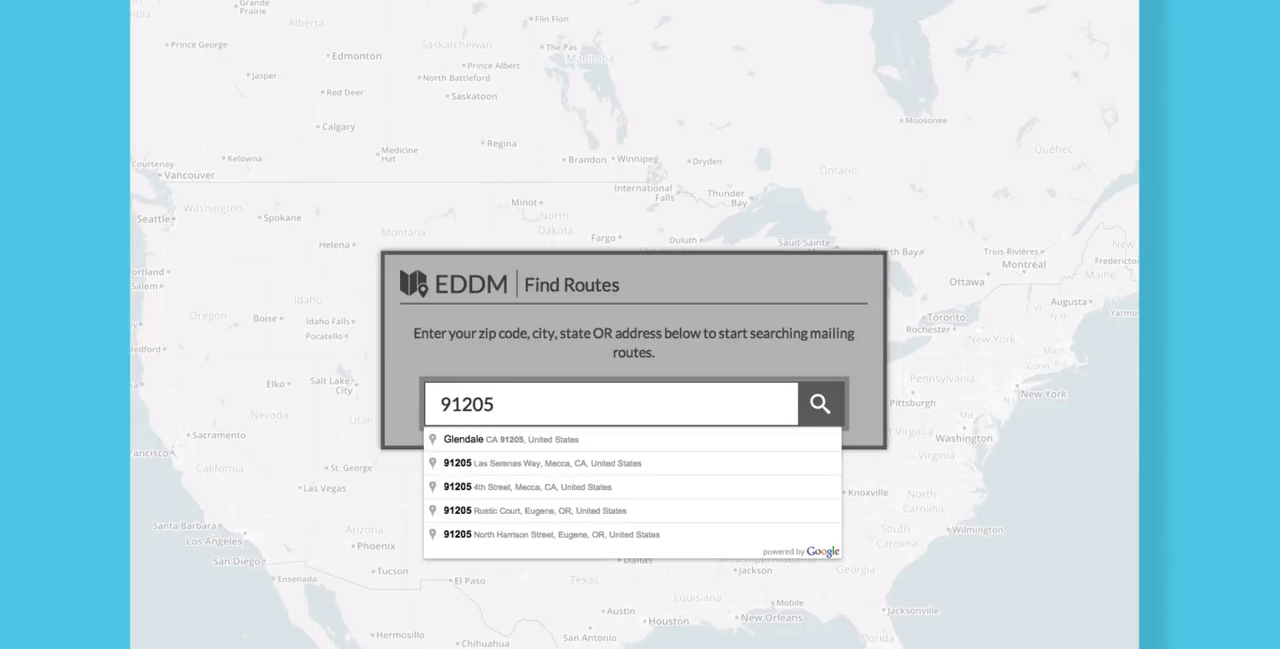 EDDM target your local area