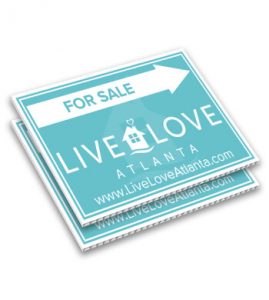 lawn sign printing realestate